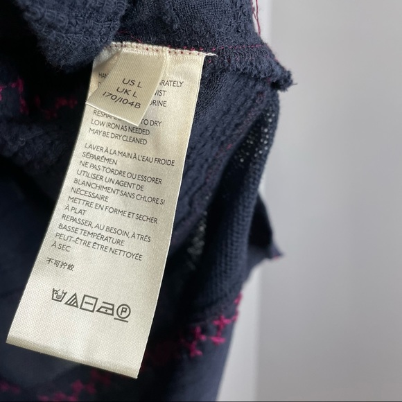 Free People Persuasion Balloon Sleeve Embroidered Peasant Top - Picture 10 of 10